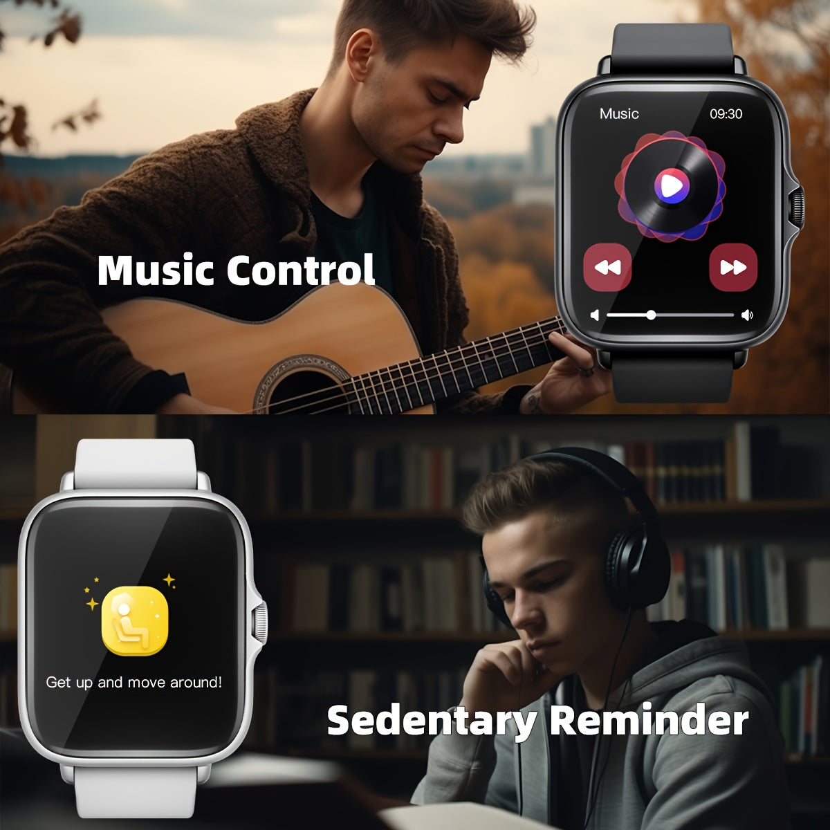 Sports Smartwatch 1.83" - Bluetooth Call & Fitness Tracker