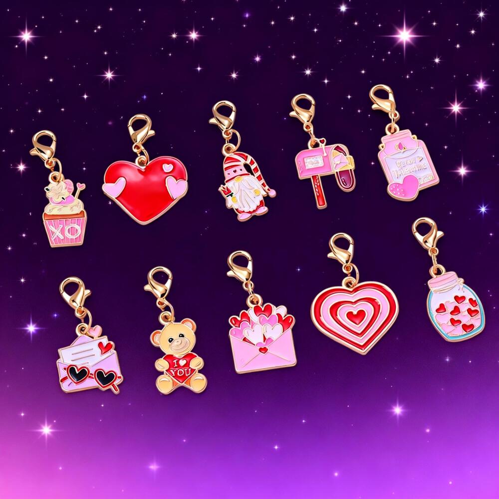 Bear & Heart Keychain Set - 20/30/40pcs