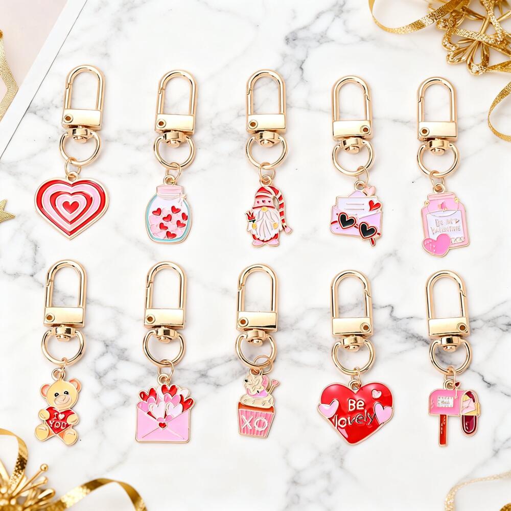 Bear & Heart Keychain Set - 20/30/40pcs