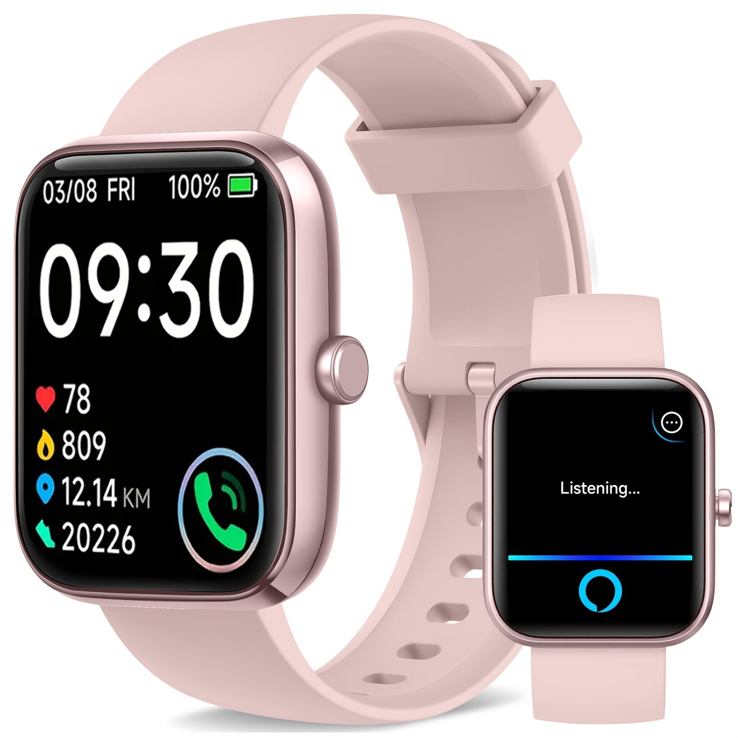 FAWEIO Smart Watch with Alexa - 1.95" Fitness Tracker