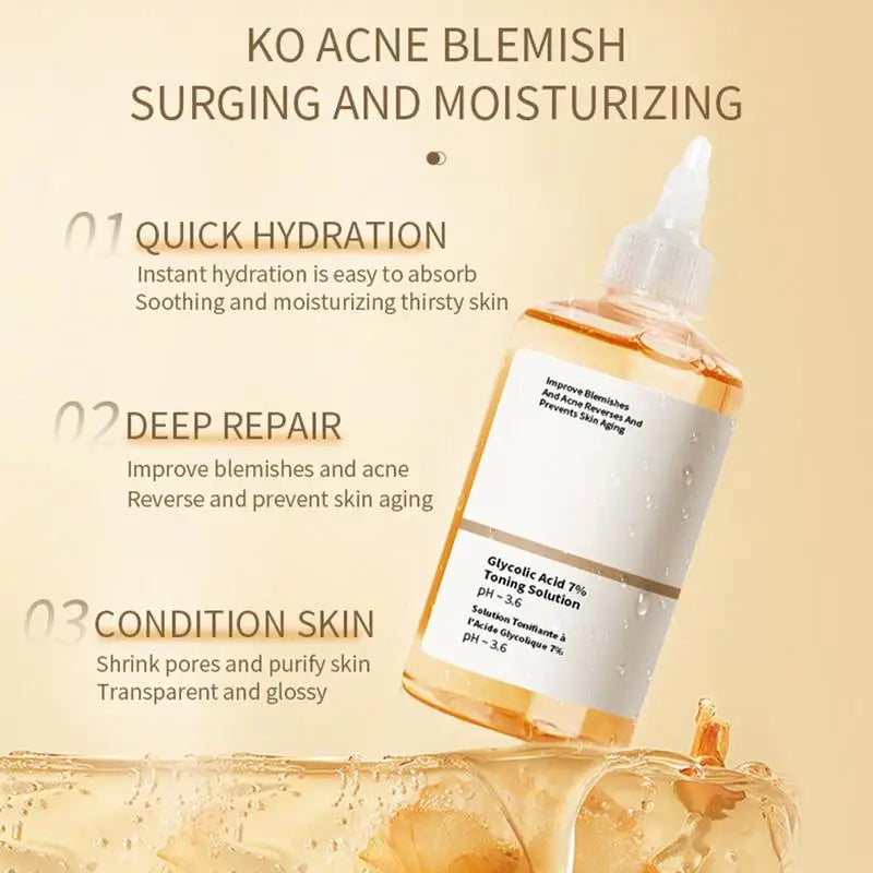 Glycolic Acid 7% Toner - Acne Treatment & Exfoliating Essence