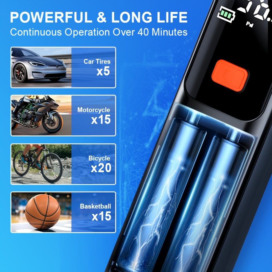 Portable Digital Air Pump with LED Display