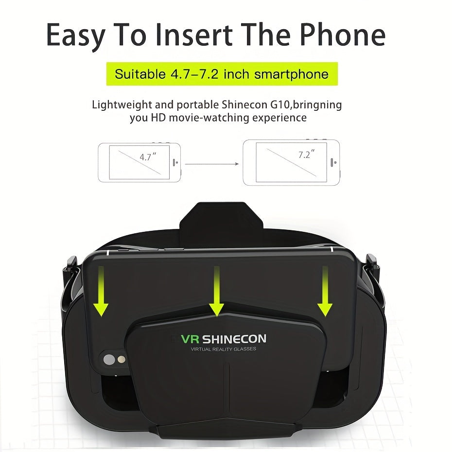 VR Headset for iPhone & Android – Virtual Reality Glasses