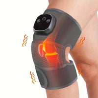 Heated Knee Massager with Vibration - Warming Knee Support Cushion