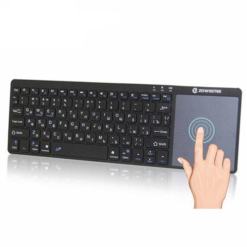 Mini Wireless Bluetooth Keyboard - Touchpad For Smart Tv Box Pc