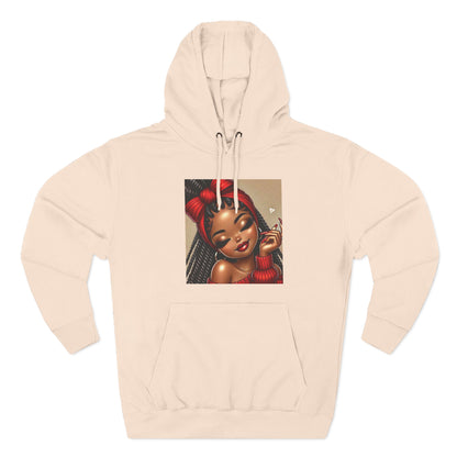 Three-Panel Fleece Hoodie