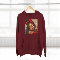 Three-Panel Fleece Hoodie