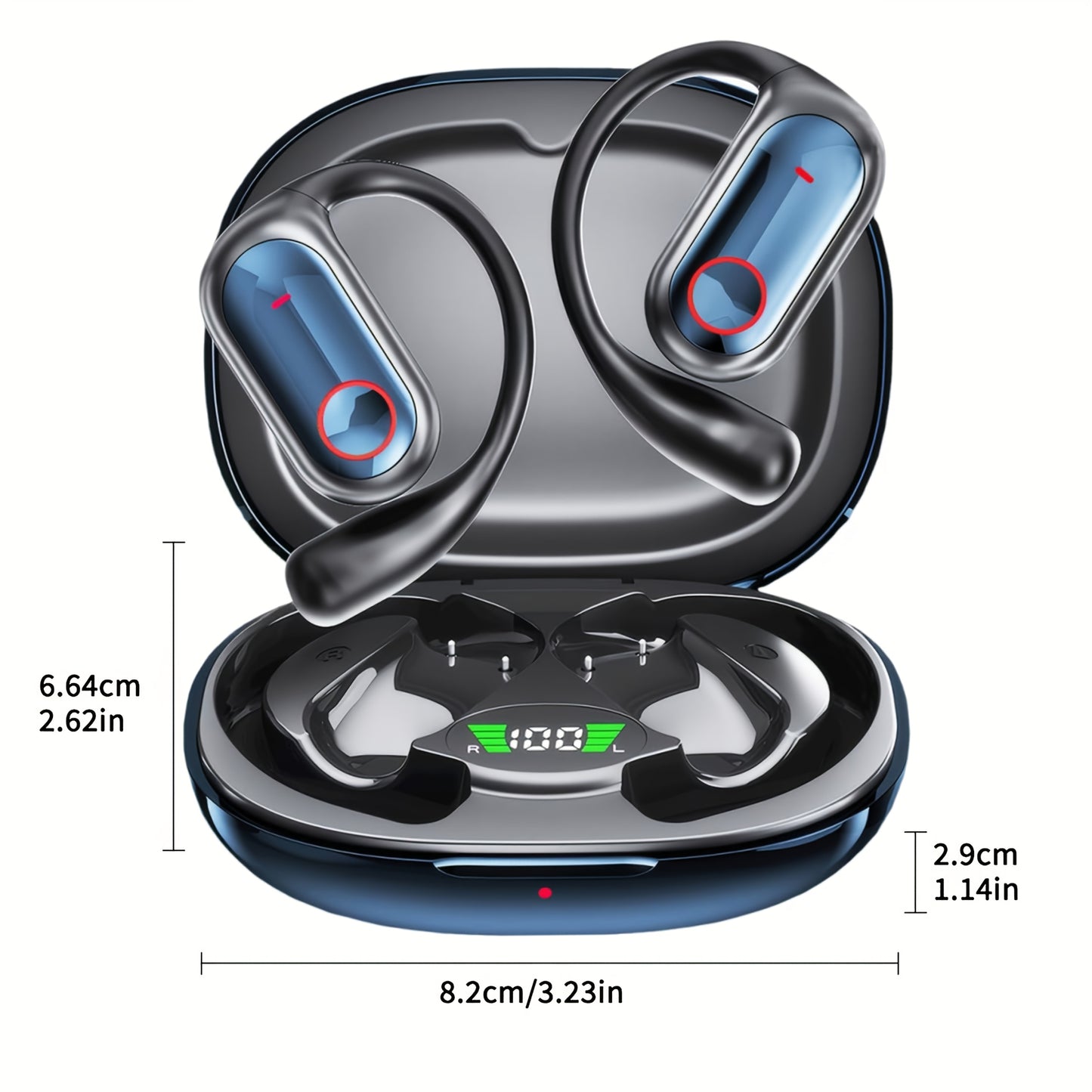 AI Translation Earphones - Open-Ear Bluetooth 5.4 Wireless