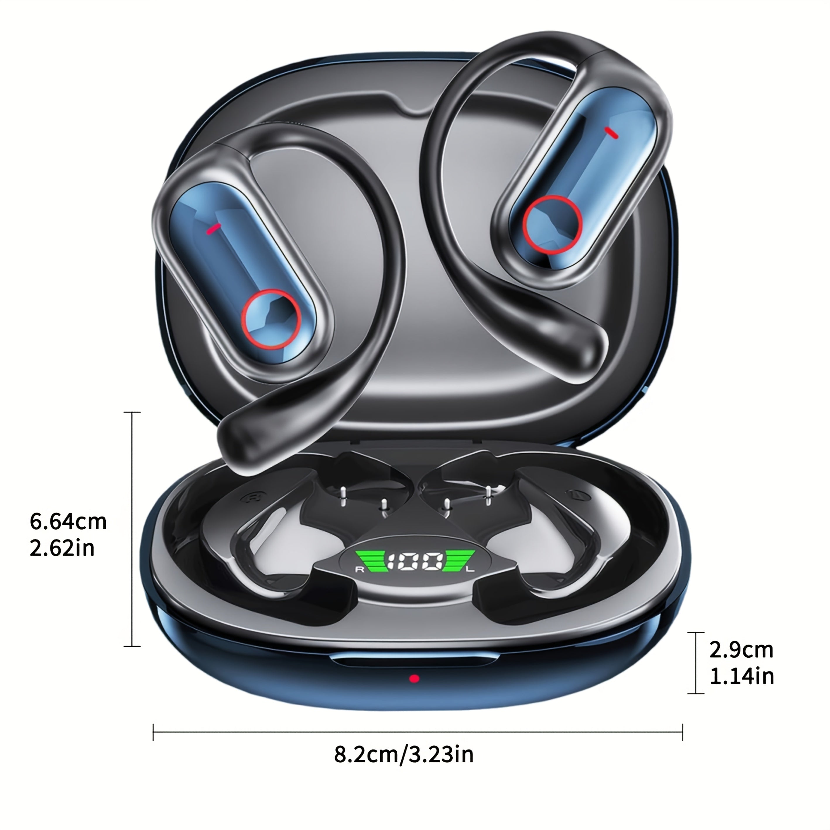 AI Translation Earphones - Open-Ear Bluetooth 5.4 Wireless
