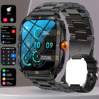 Durable Smartwatch with Wireless Calling & Fitness Tracking