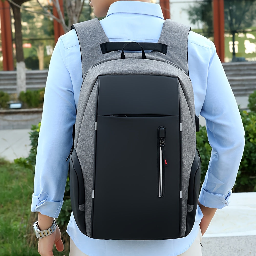 Anti-Theft Laptop Backpack for Men – Large Travel Business Bag