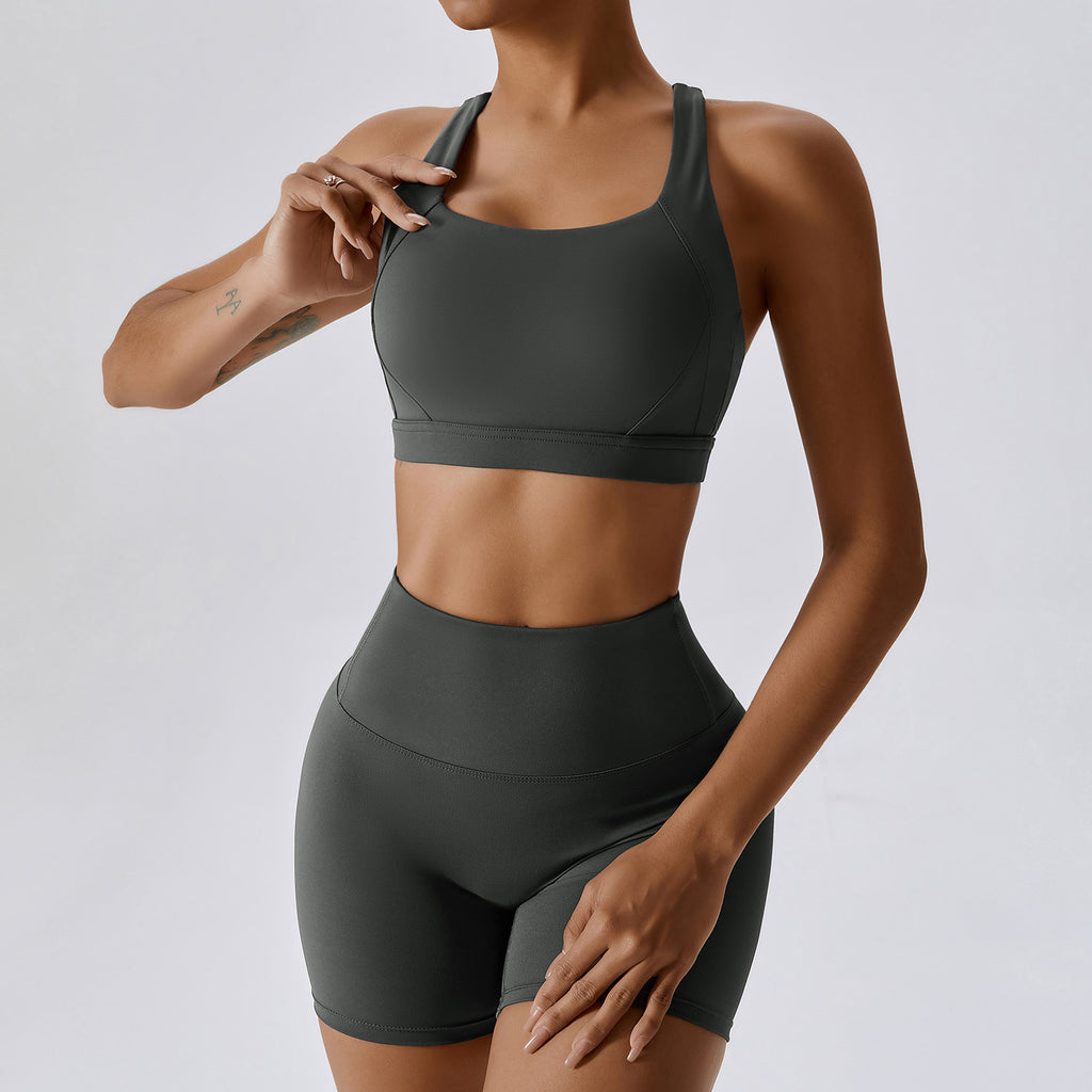 Womens Quick-Dry Yoga Fitness Set