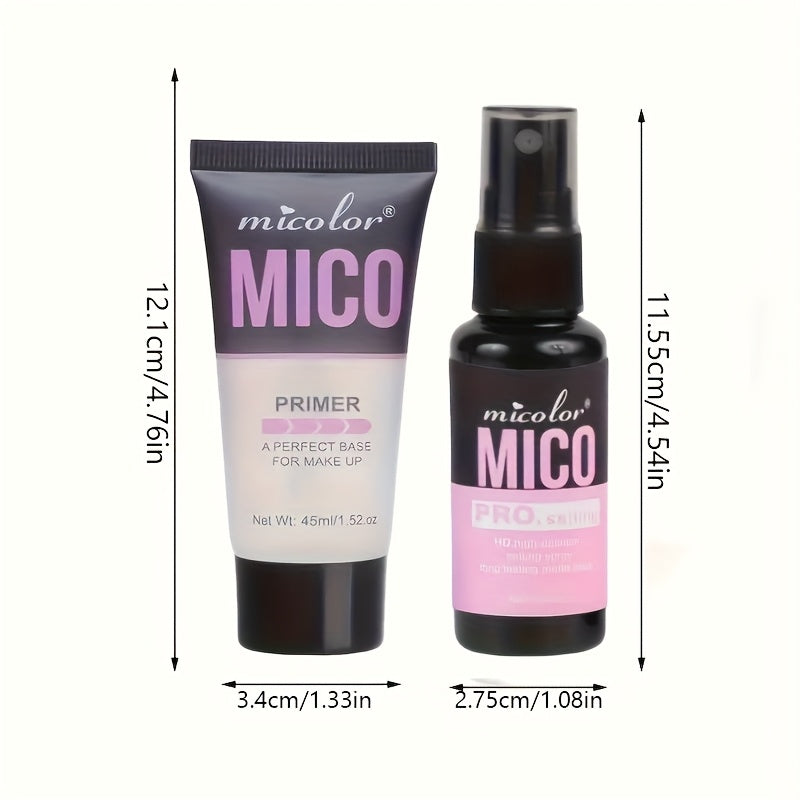 MICO Makeup Primer & Setting Duo - Pore Minimizing