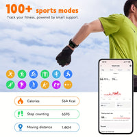FAWEIO Smart Watch with Alexa - 1.95" Fitness Tracker