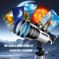 70mm Astronomical Telescope - 150x Magnification with Tripod