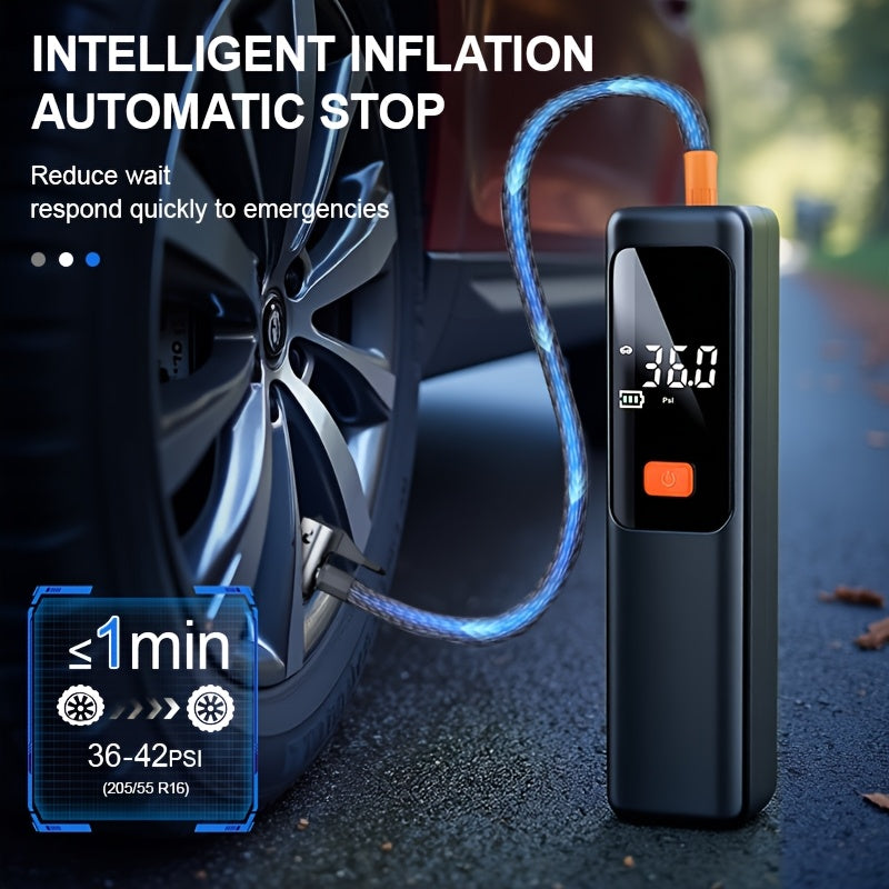 Portable Digital Air Pump with LED Display