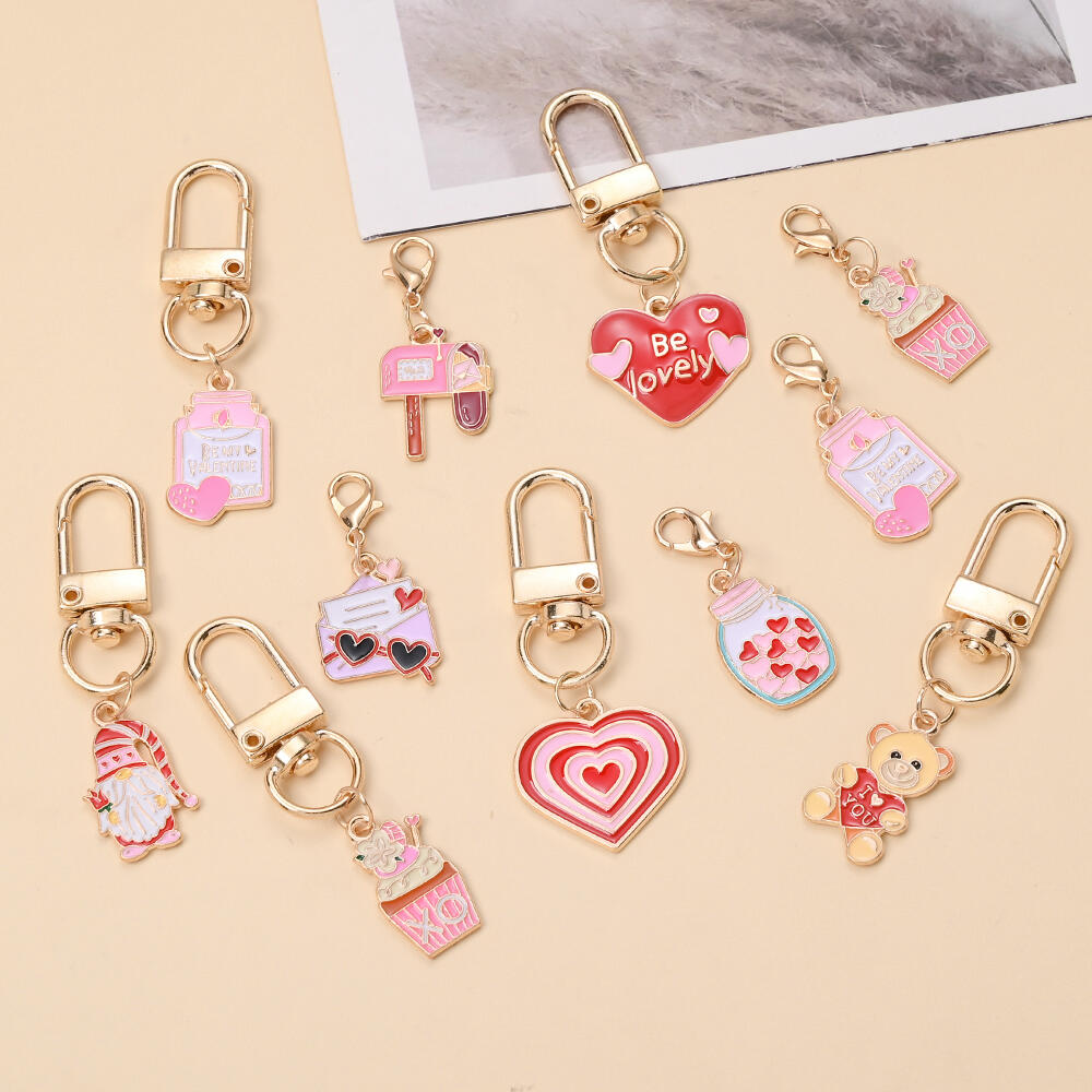 Bear & Heart Keychain Set - 20/30/40pcs