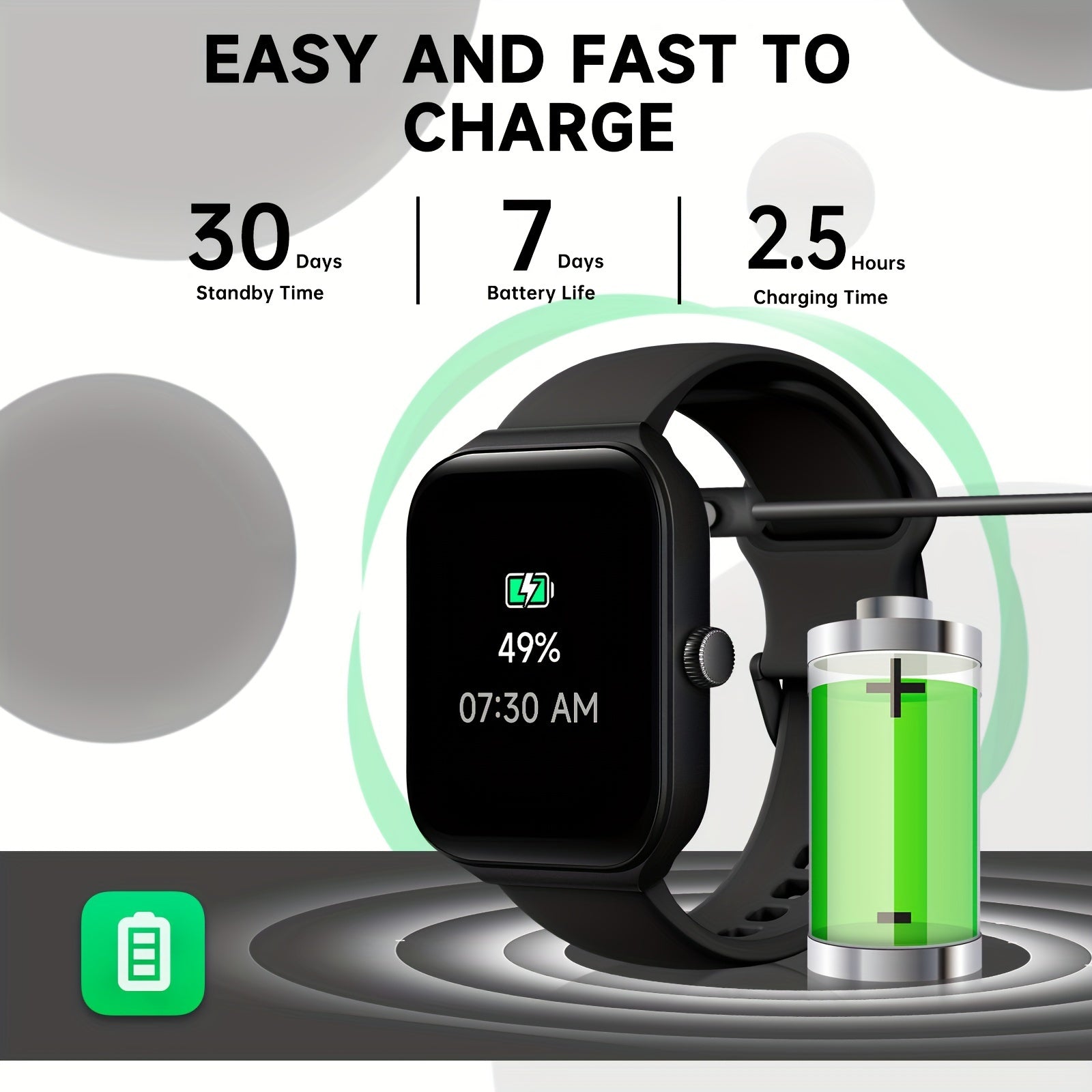 FAWEIO Smart Watch with Alexa - 1.95" Fitness Tracker