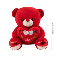 Cuddly Bear Plush Dog Toy - 12in Soft Chew Companion