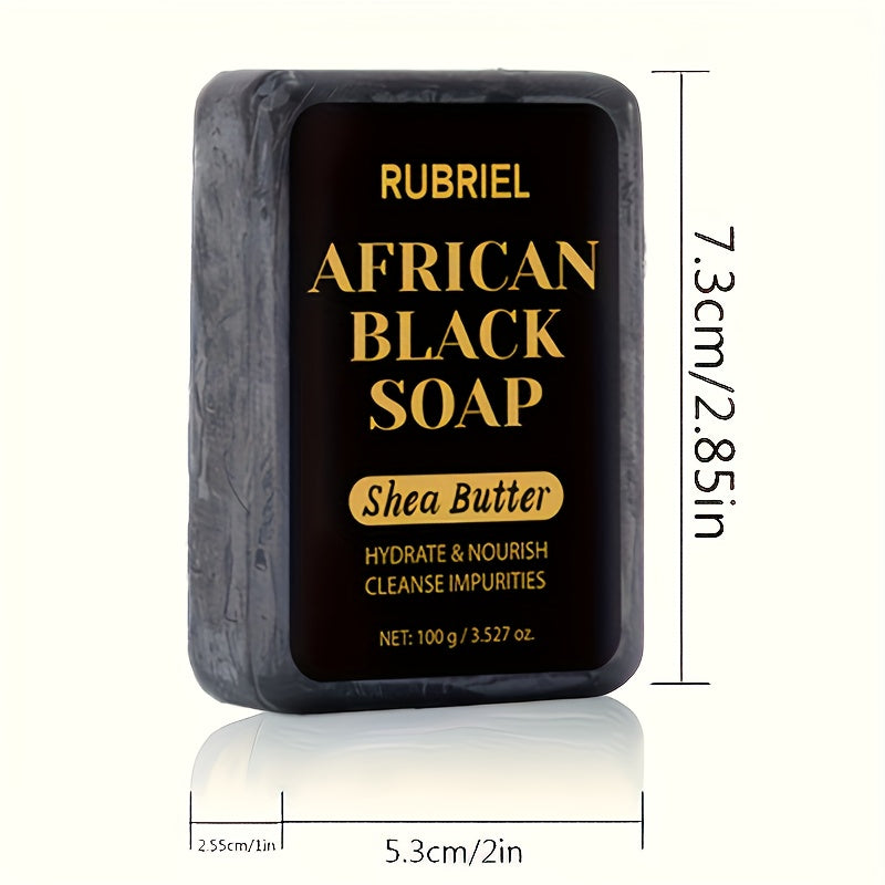 African Black Soap with Coconut Oil - 100g