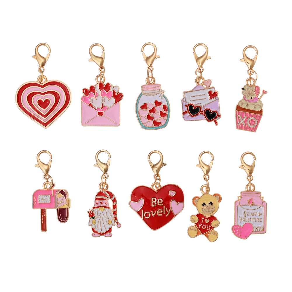 Bear & Heart Keychain Set - 20/30/40pcs