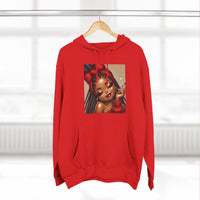 Three-Panel Fleece Hoodie