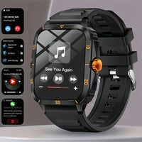 Durable Smartwatch with Wireless Calling & Fitness Tracking