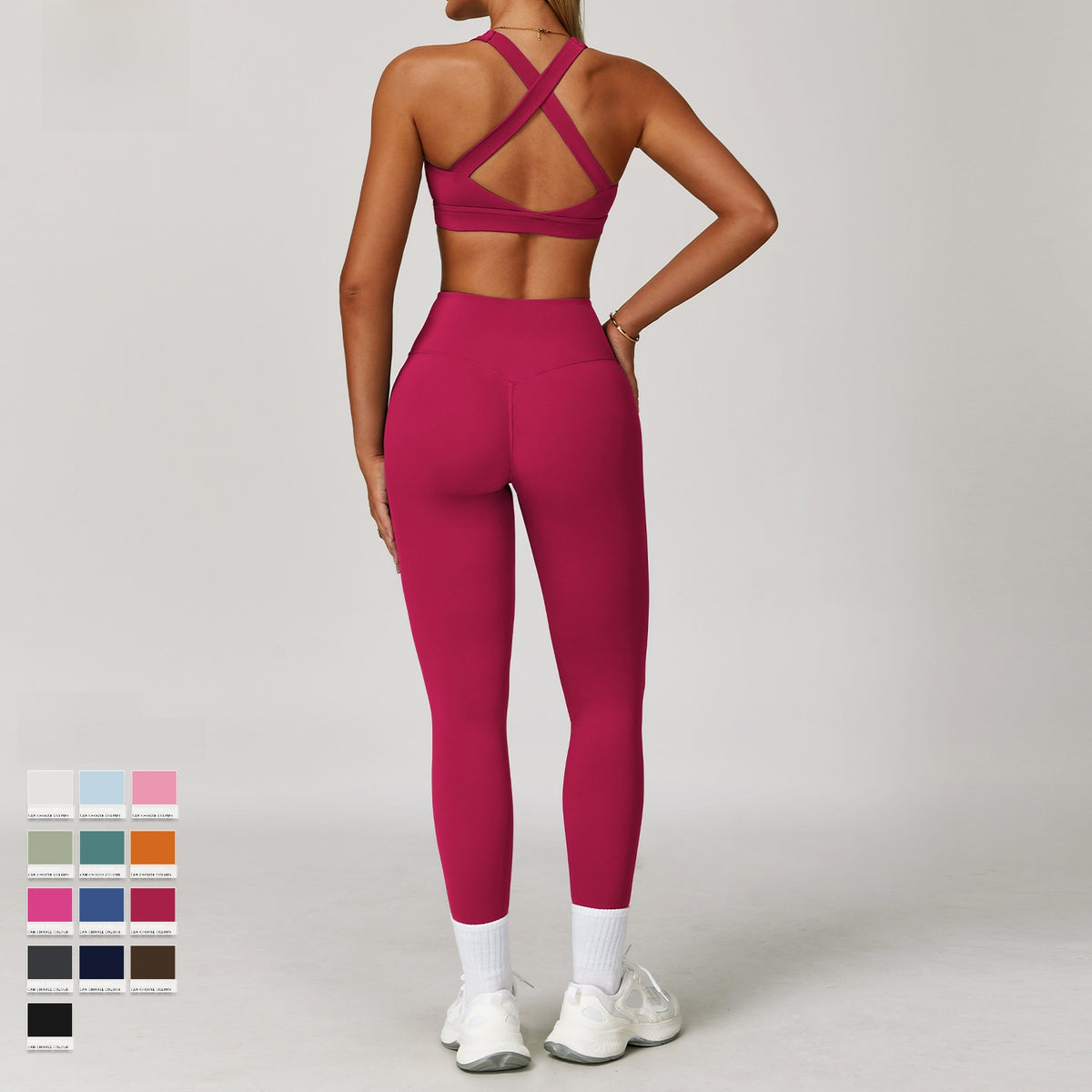 Womens Quick-Dry Yoga Fitness Set
