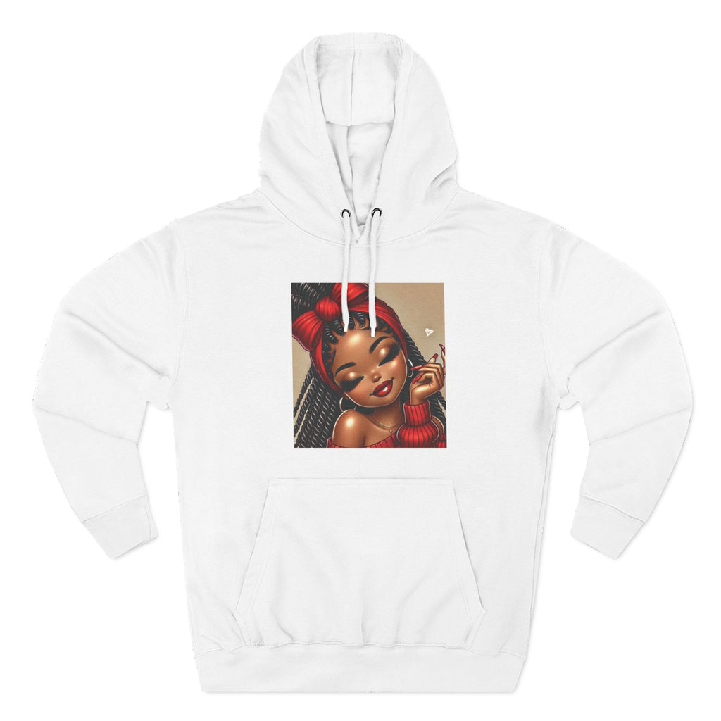 Three-Panel Fleece Hoodie