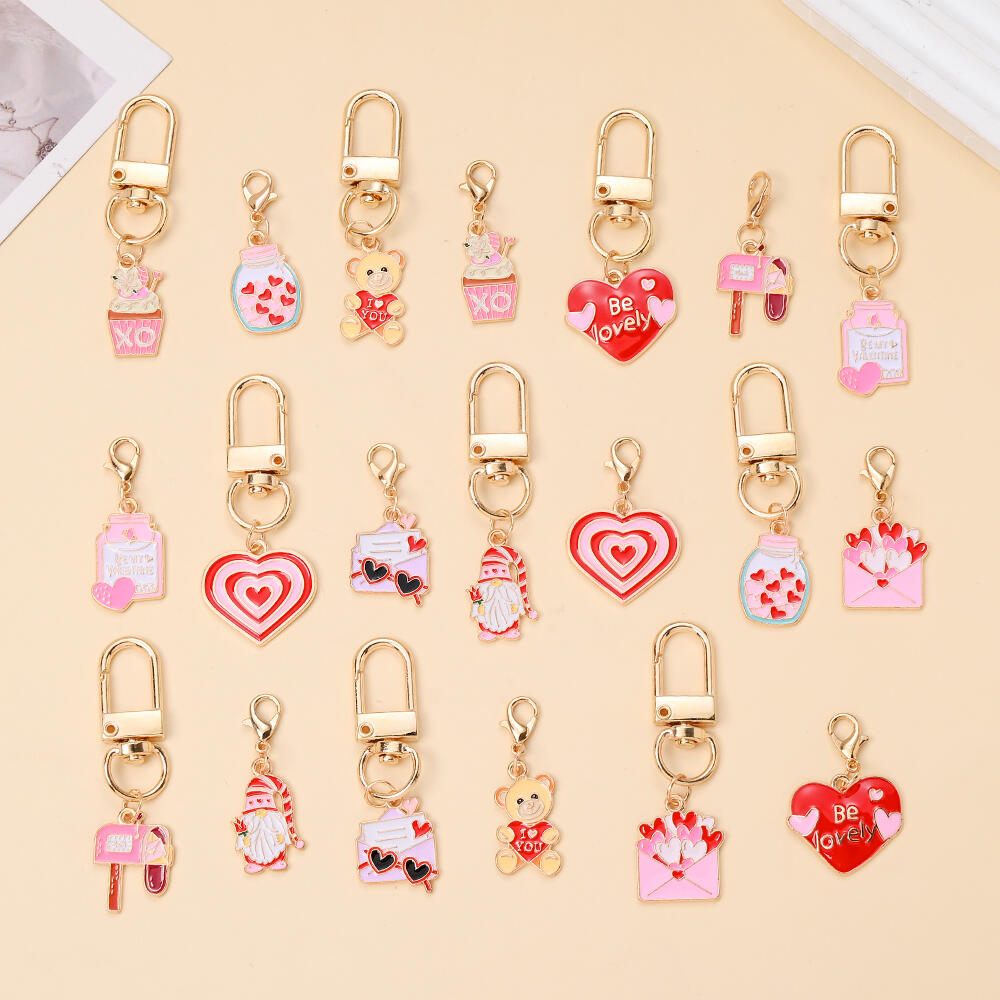 Bear & Heart Keychain Set - 20/30/40pcs