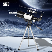70mm Astronomical Telescope - 150x Magnification with Tripod