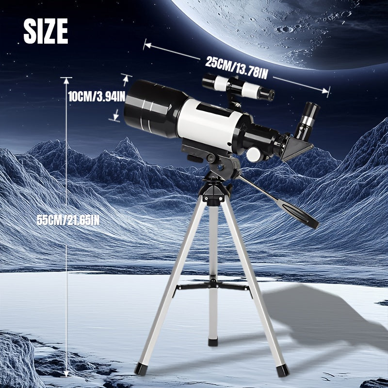 70mm Astronomical Telescope - 150x Magnification with Tripod