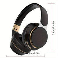 Wireless Foldable Over-Ear Headphones with Mic