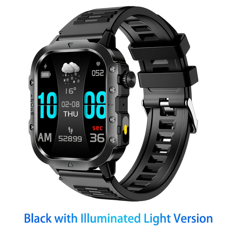 Durable Smartwatch with Wireless Calling & Fitness Tracking