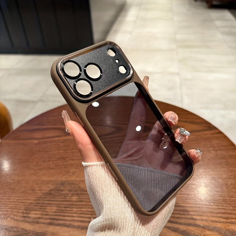 Ultra-Thin iPhone Case with Mirror - Orange