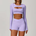 Women's Color-Block Yoga Set