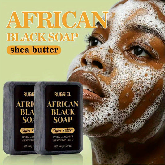 African Black Soap with Coconut Oil - 100g