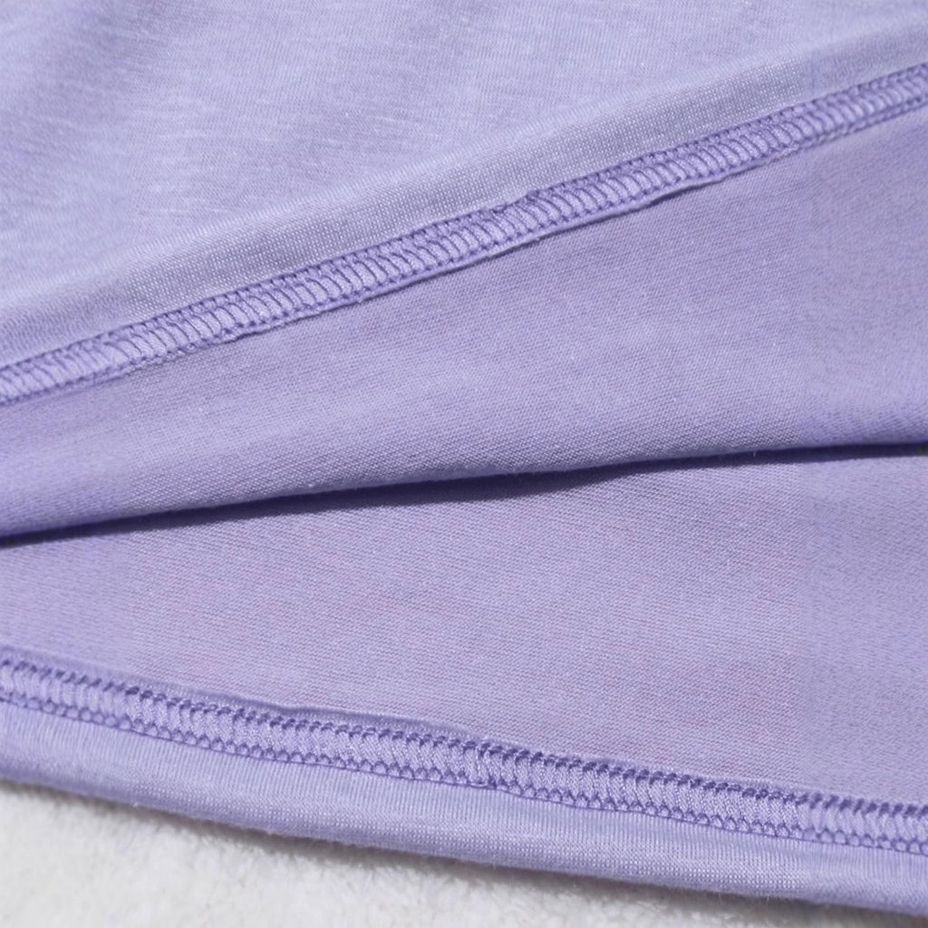 Purple Tank & Flared Pants Set