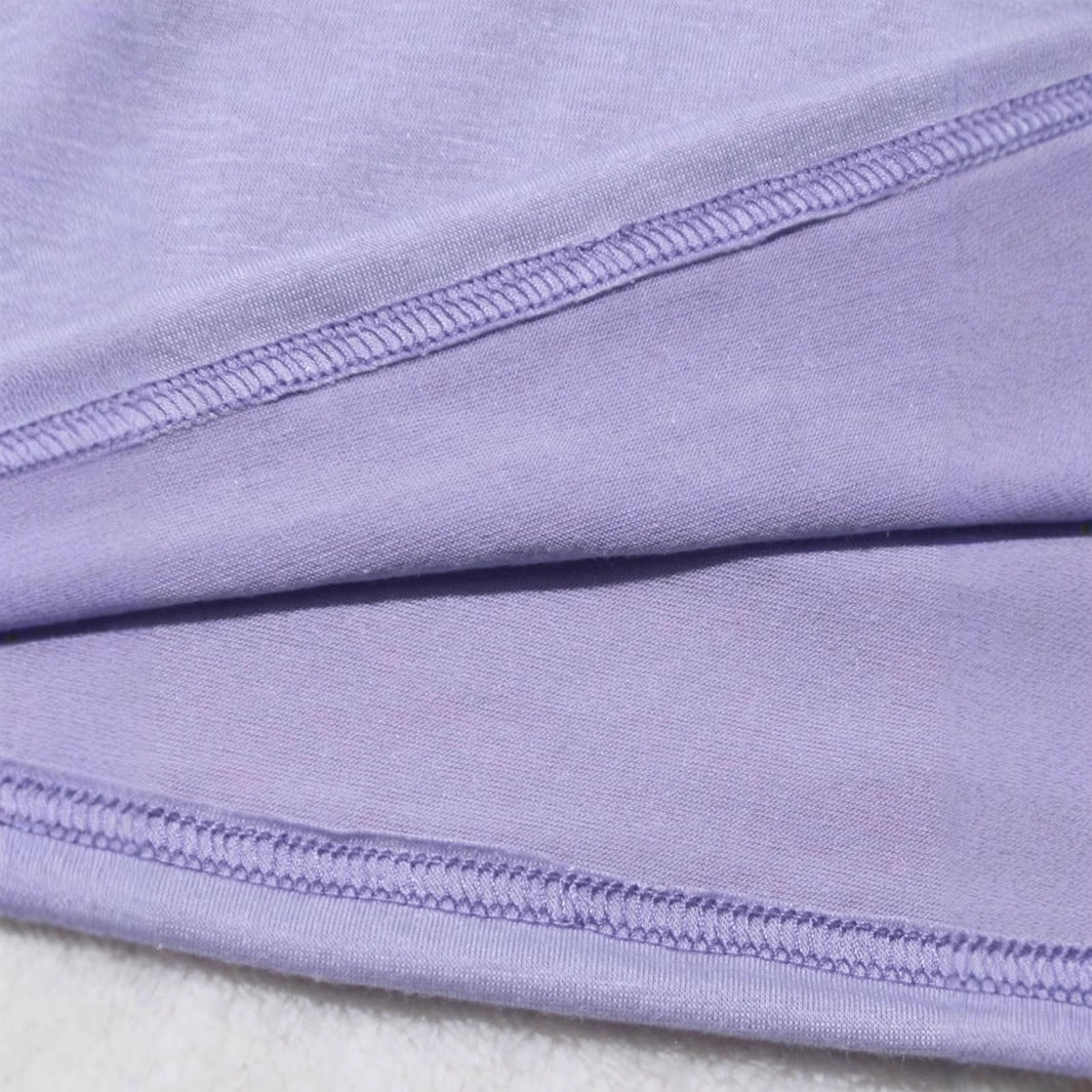 Purple Tank & Flared Pants Set