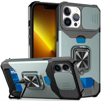 Case For iPhone 17 16 15 14 13 12 Pro Max Plus 8 7 Plus Mini Heavy Duty Protection With Sliding Camera Cover And Card Clip Cover