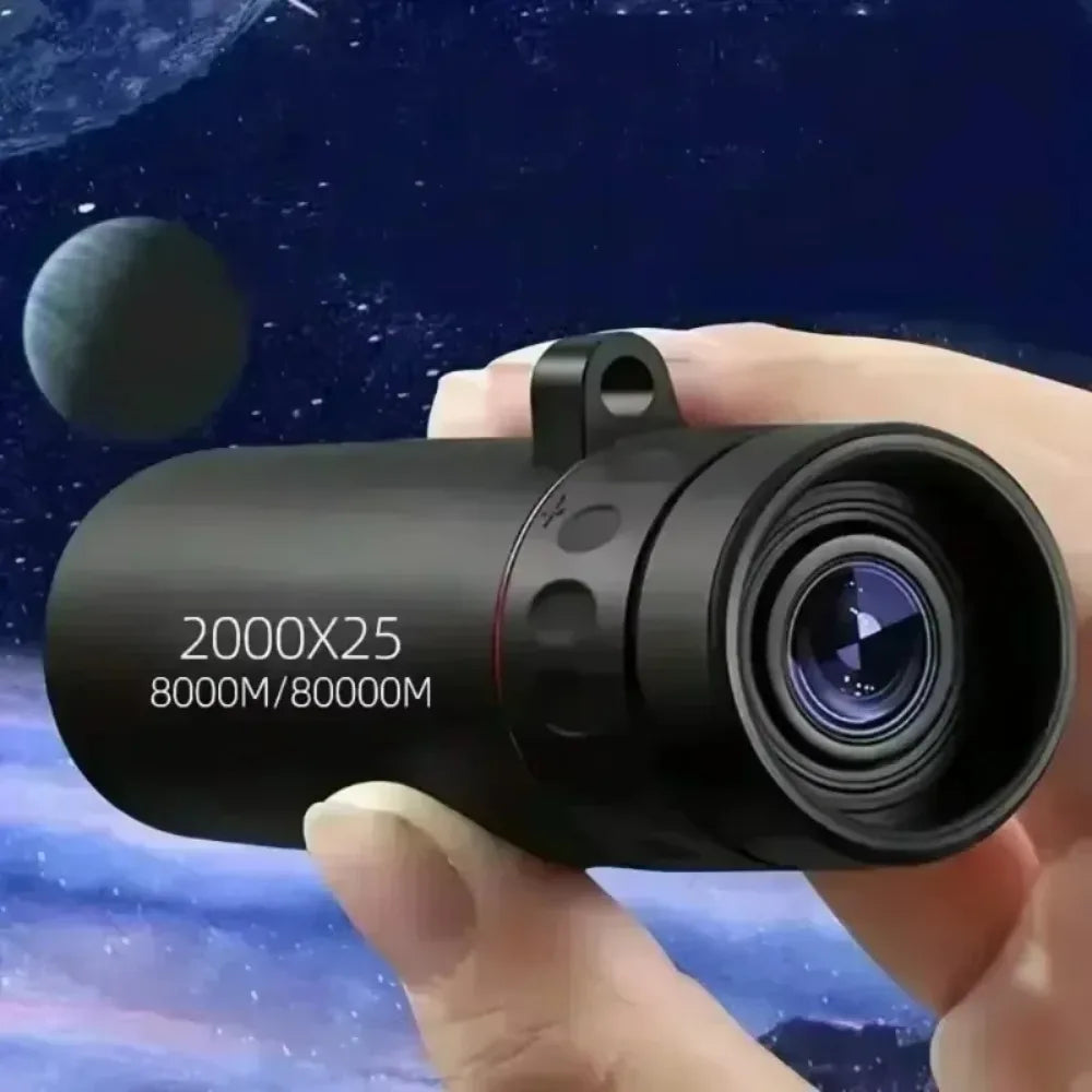 2000x25 HD Monocular Telescope with Phone Holder