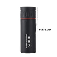 2000x25 HD Monocular Telescope with Phone Holder