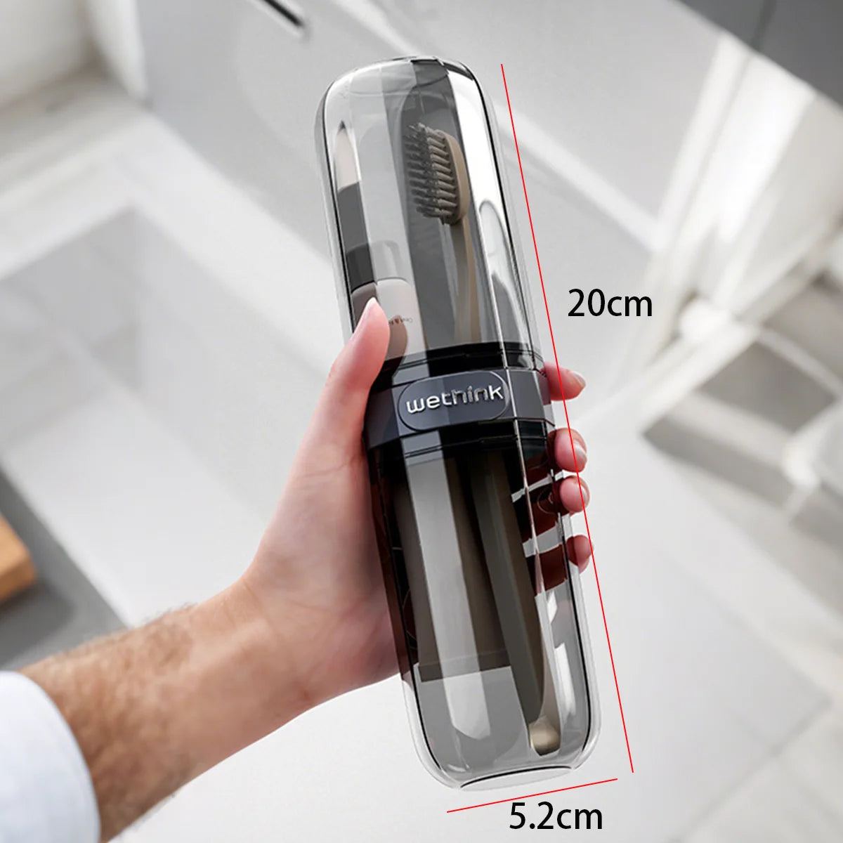 Portable Toothbrush Holder - Travel Case