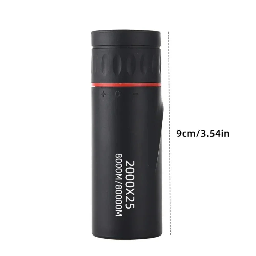 2000x25 HD Monocular Telescope with Phone Holder