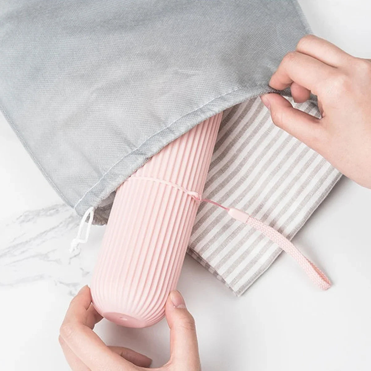 Portable Toothbrush Holder - Travel Case