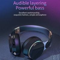 Wireless Foldable Over-Ear Headphones with Mic