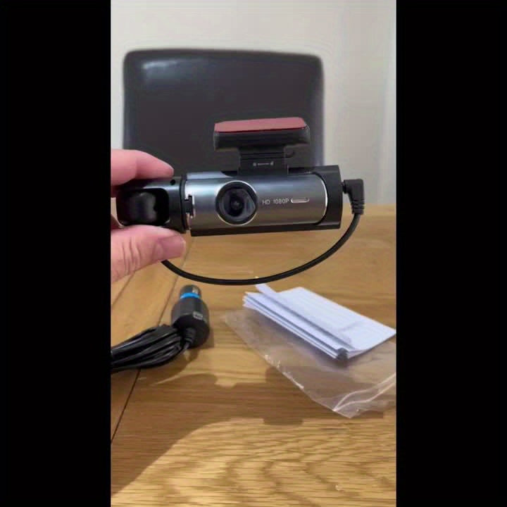 PODOFO 1080P Dual Dash Cam – Front & Interior Car Camera with Night Vision