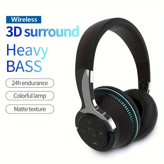 Premium wireless headphones with active noise cancellation and foldable design