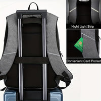 Anti-Theft Laptop Backpack for Men – Large Travel Business Bag
