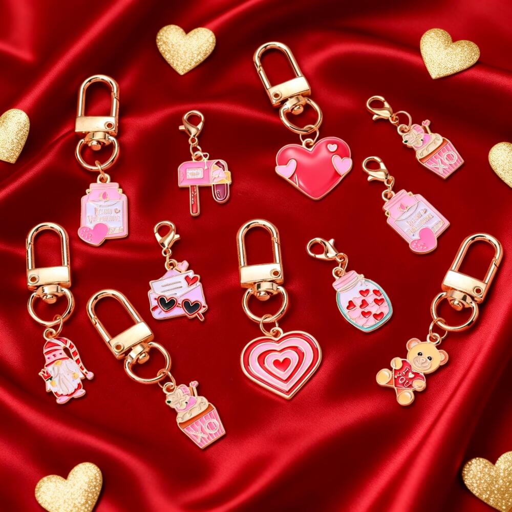 Bear & Heart Keychain Set - 20/30/40pcs